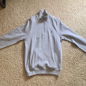 Lacoste Men's Half Zip Cotton Sweatshirt Small